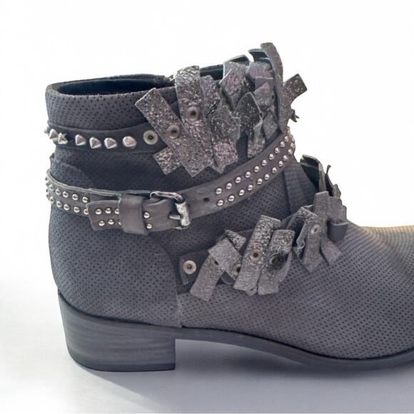 NIB OVYE by Cristina Lucchi Italian Leather Ankle Boots Size 40 (US 9.5-10) - Picture 7 of 13